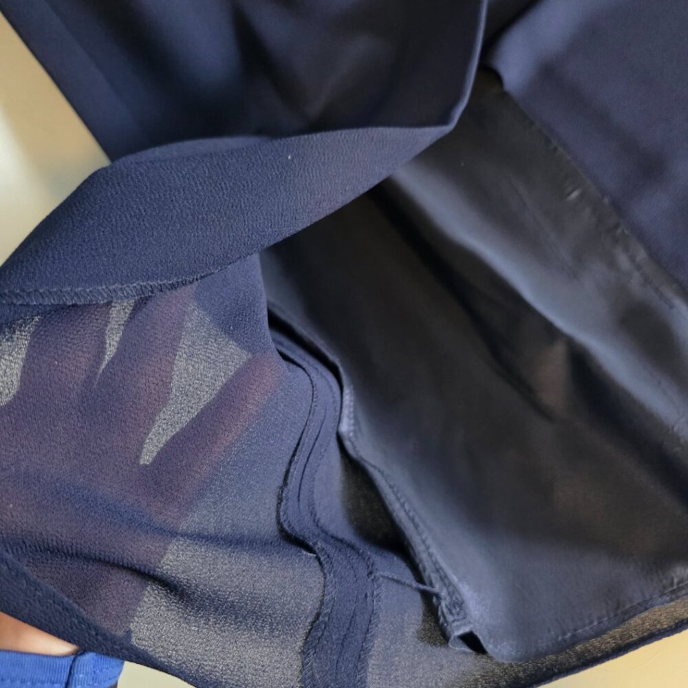 EUC Beautiful R & M Richards Navy Formal/Mother of the Bride Dress (2 piece) - Picture 8 of 12